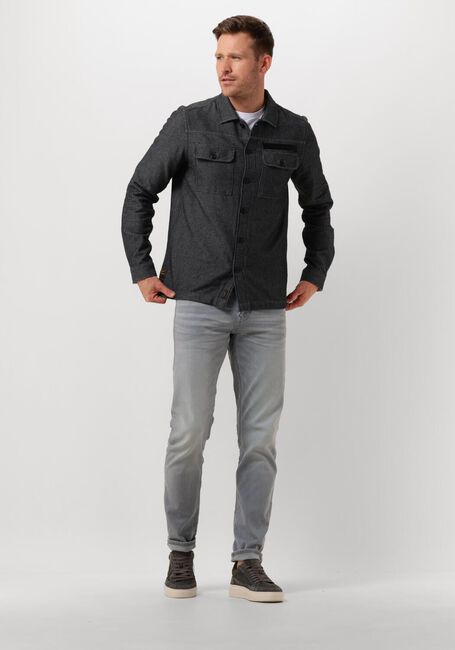 Zwarte PME LEGEND Overhemden LONG SLEEVE SHIRT CTN 2TONE FLANNEL TWILL - large