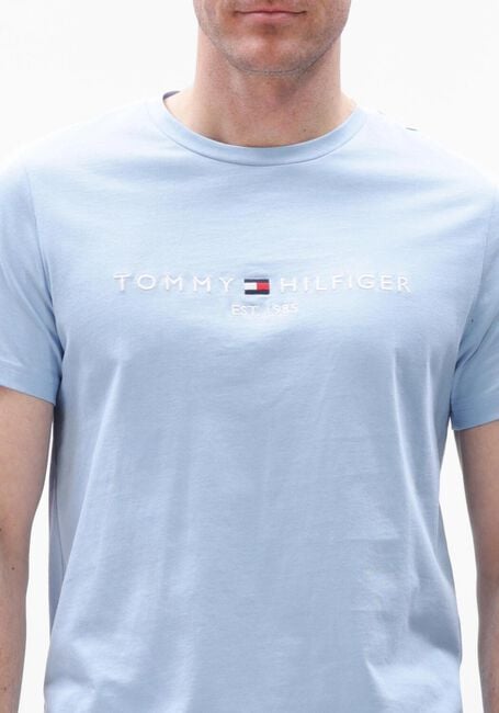 TOMMY HILFIGER T-shirt TOMMY LOGO TEE Bleu clair - large