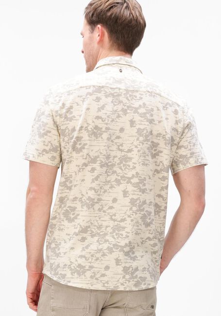 Beige PME LEGEND Casual overhemd SKYNIGHT S/S AOP DESERT FLOWER ON CTN JERSEY PIQUE - large