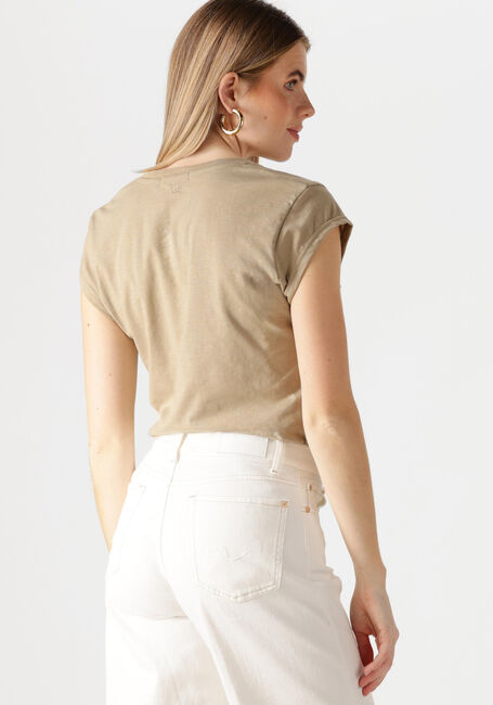 CC HEART T-shirt BASIC V-NECK T-SHIRT en beige - large