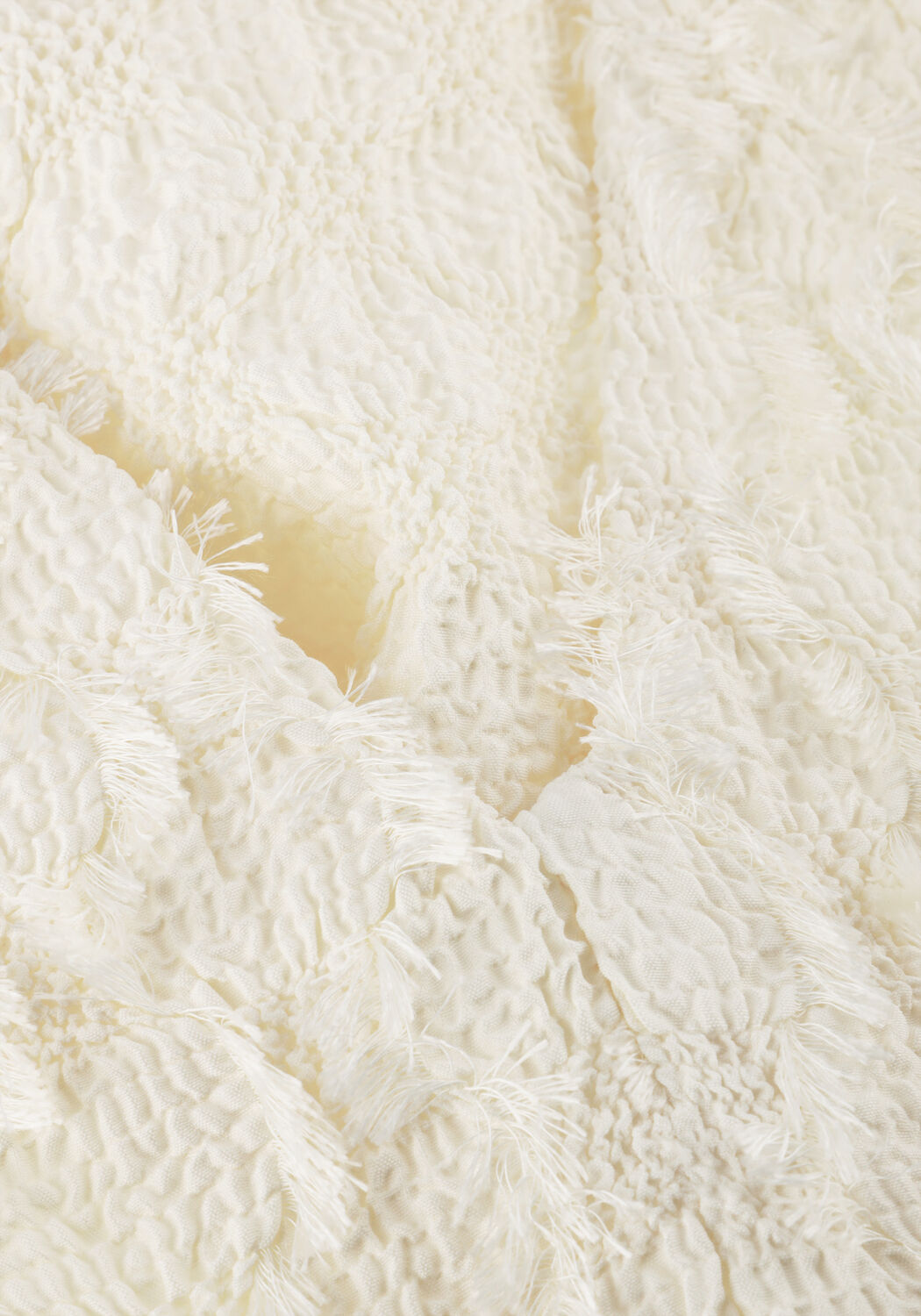 HAUTE L'AMITI&Eacute; STUFF STRUCTRE V-BLOUSE Blouses Cr&egrave;me - large