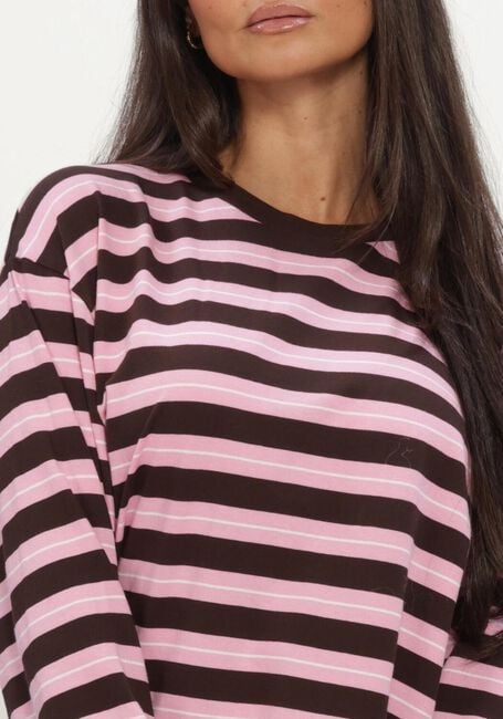 Roze CATWALK JUNKIE T-shirt STRIPED LONG SLEEVE - large