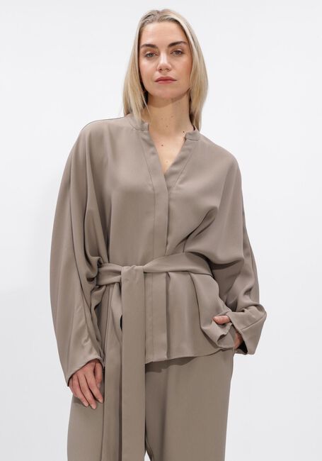 NEO NOIR ELLERY CREPE BLOUSE Blouses en taupe - large