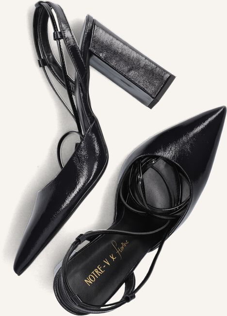 Zwarte NOTRE-V  X FLORINE Zwarte NOTRE-V  X FLORINE - large