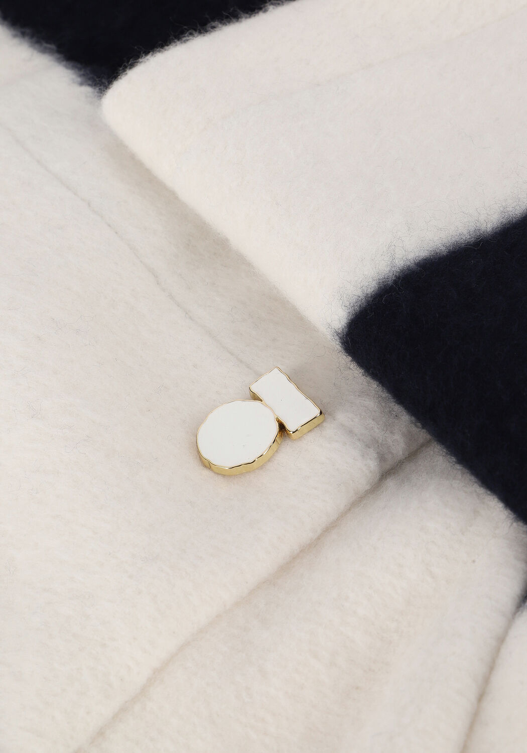 10DAYS Jack SOFT JACKET STRIPE &Eacute;cru - large