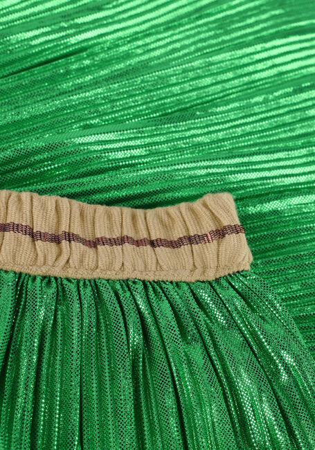LIKE FLO Jupe plissée METALLIC PLISSE SKIRT en vert - large