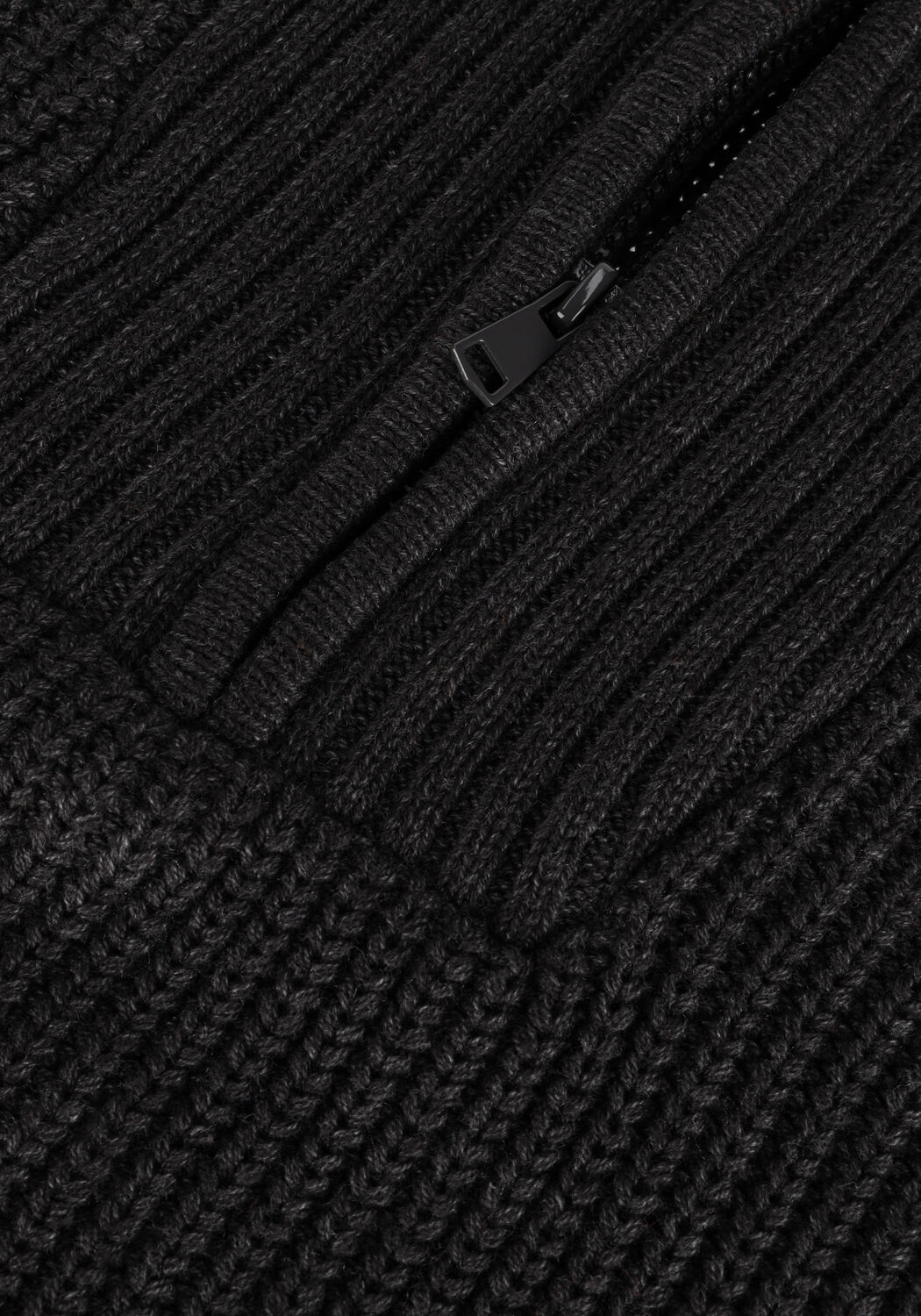 Zwarte CC HEART Spencer EMILY ZIP KNIT VEST - large