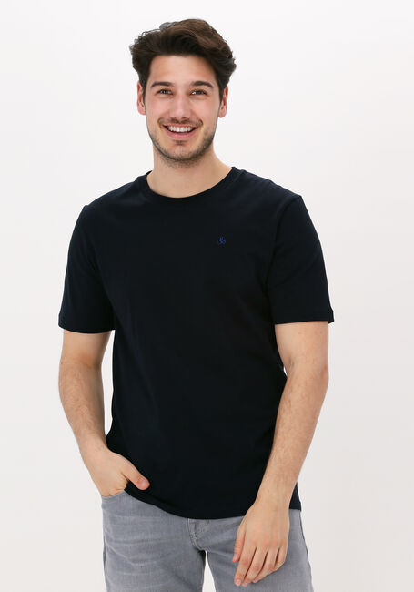SCOTCH & SODA T-shirt CREWNECK JERSEY T-SHIRT Bleu foncé - large