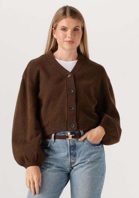 MSCH COPENHAGEN Gilet MSCHZAFINA CARDIGAN en marron - large