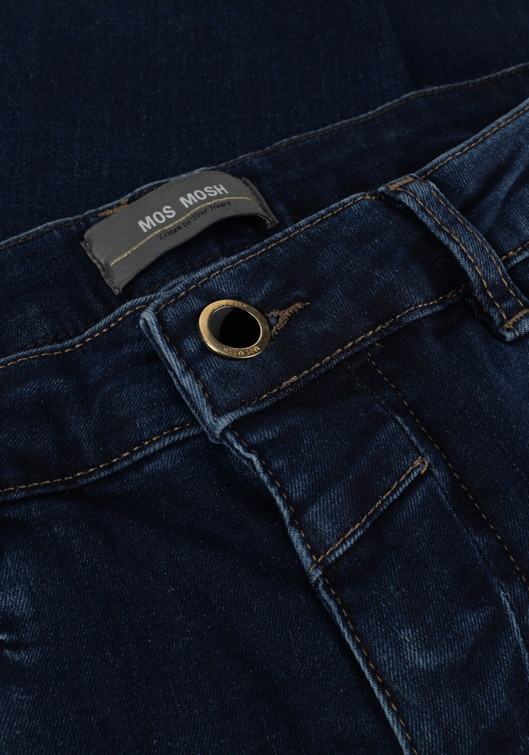 MOS MOSH Slim fit jeans MMNAOMI ACHILLES JEANS Bleu fonc&eacute; - large