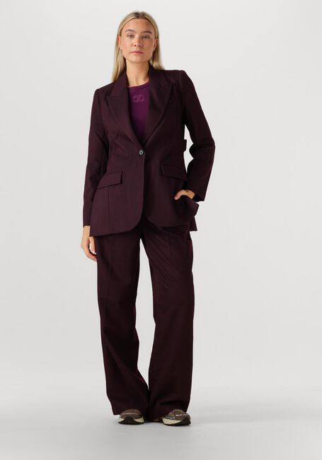 CO'COUTURE Pantalon large ALMIRA PLEAT LONG PANT Bordeaux - large
