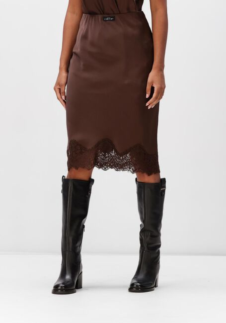 HAUTE L'AMITI&Eacute; NAOMI LINGERIE PENCILL SKIRT Jupes en marron - large
