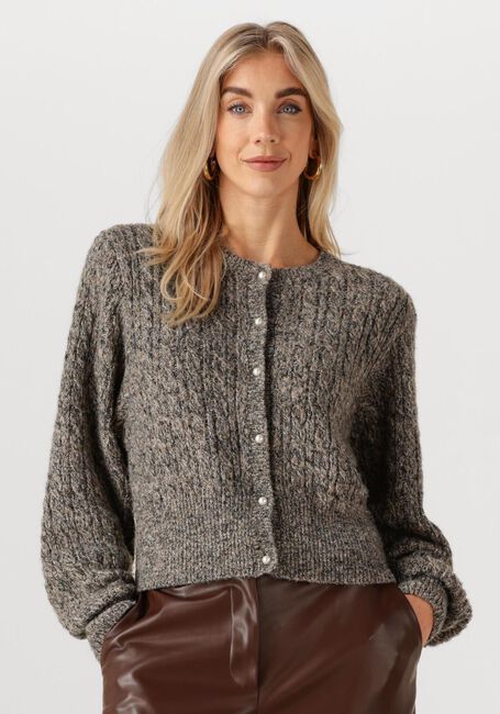 MODSTRÖM Gilet PAMMIEMD CARDIGAN en gris - large