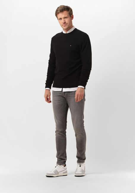 Zwarte TOMMY HILFIGER Trui PIMA ORG CTN CASHMERE CREW NECK - large