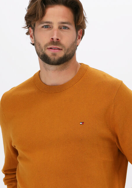 TOMMY HILFIGER Pull PIMA COTTON CASHMERE CREW NECK en jaune - large
