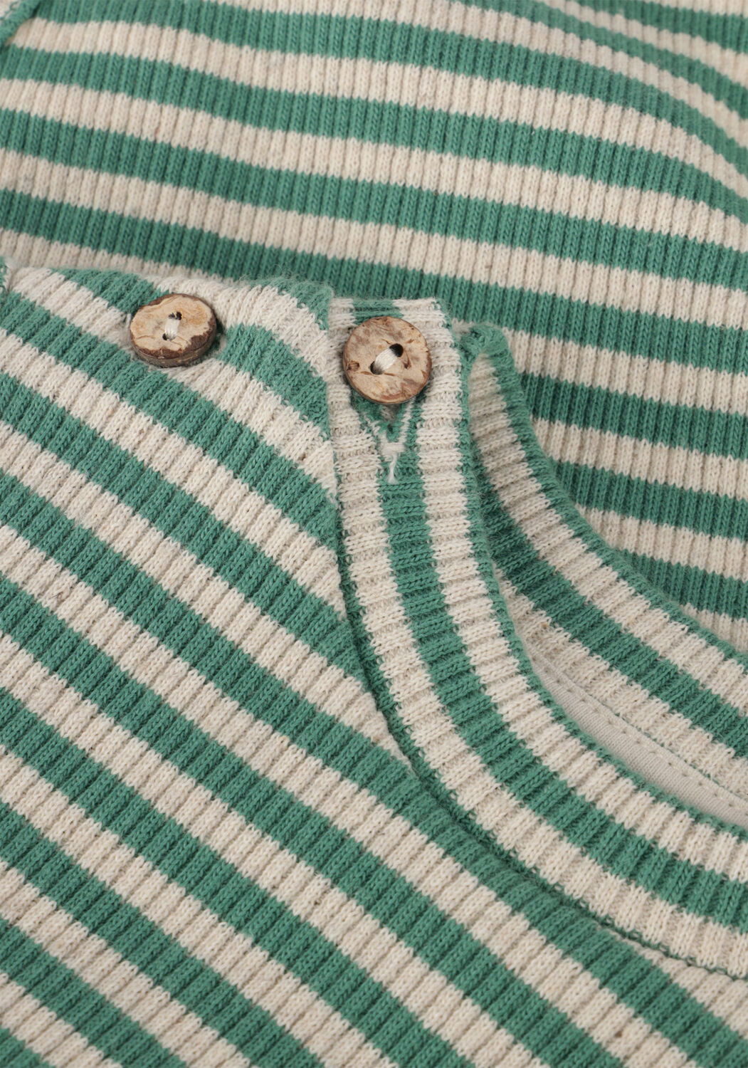 Groene PLAY UP  STRIPED RIB BODY - large