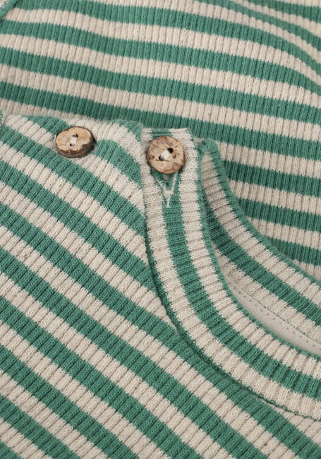 PLAY UP Grenouillères STRIPED RIB BODY en vert - large