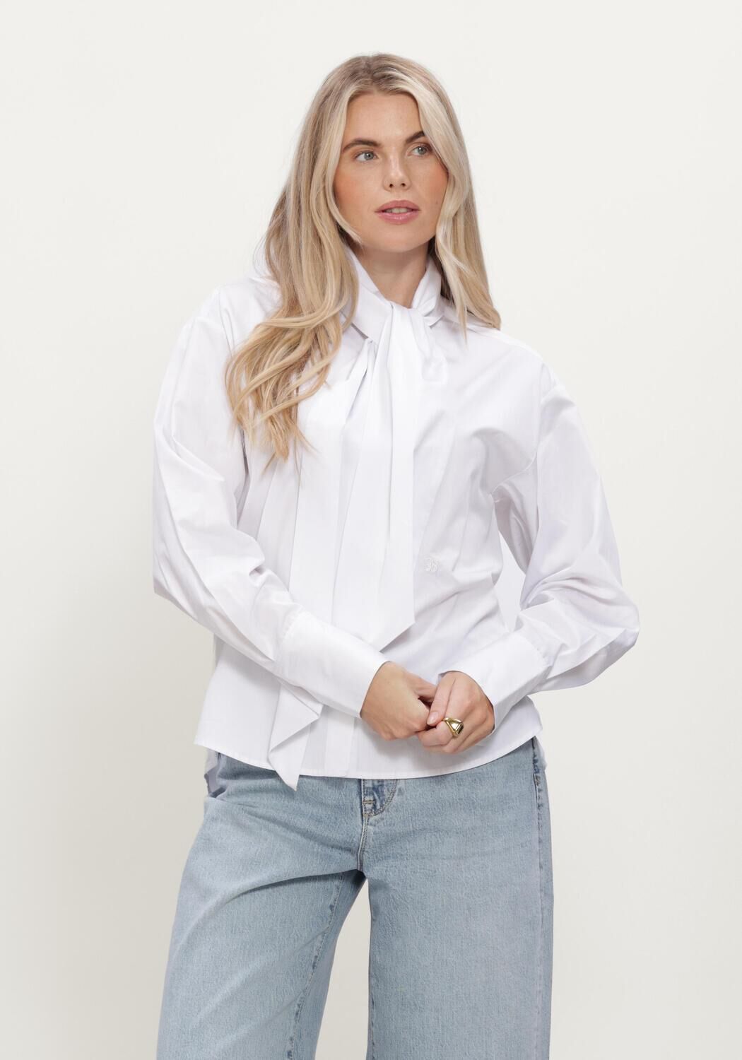 Witte DANTE6  IVEZ BOW BLOUSE - large