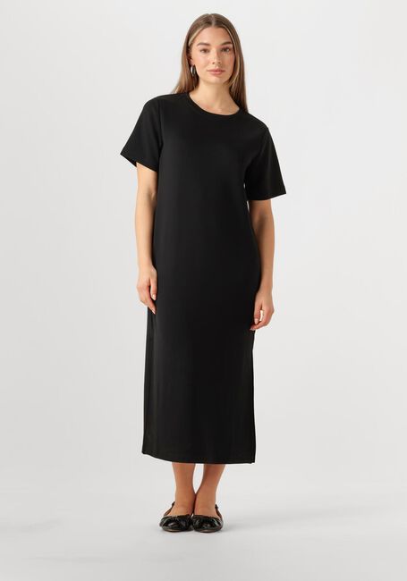 MY ESSENTIAL WARDROBE Robe midi HELLAMW R-NECK LONG DRESS en noir - large