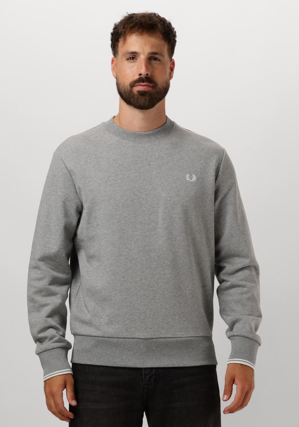 Fred perry trui grijs outlet