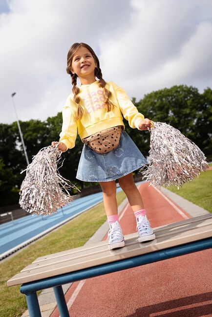 Gele Sproet & Sprout Sweater BOXY HOODED SWEATSHIRT - large