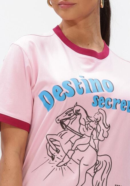 HARPER & YVE T-shirt DESTINOSECRETO-SS en rose - large