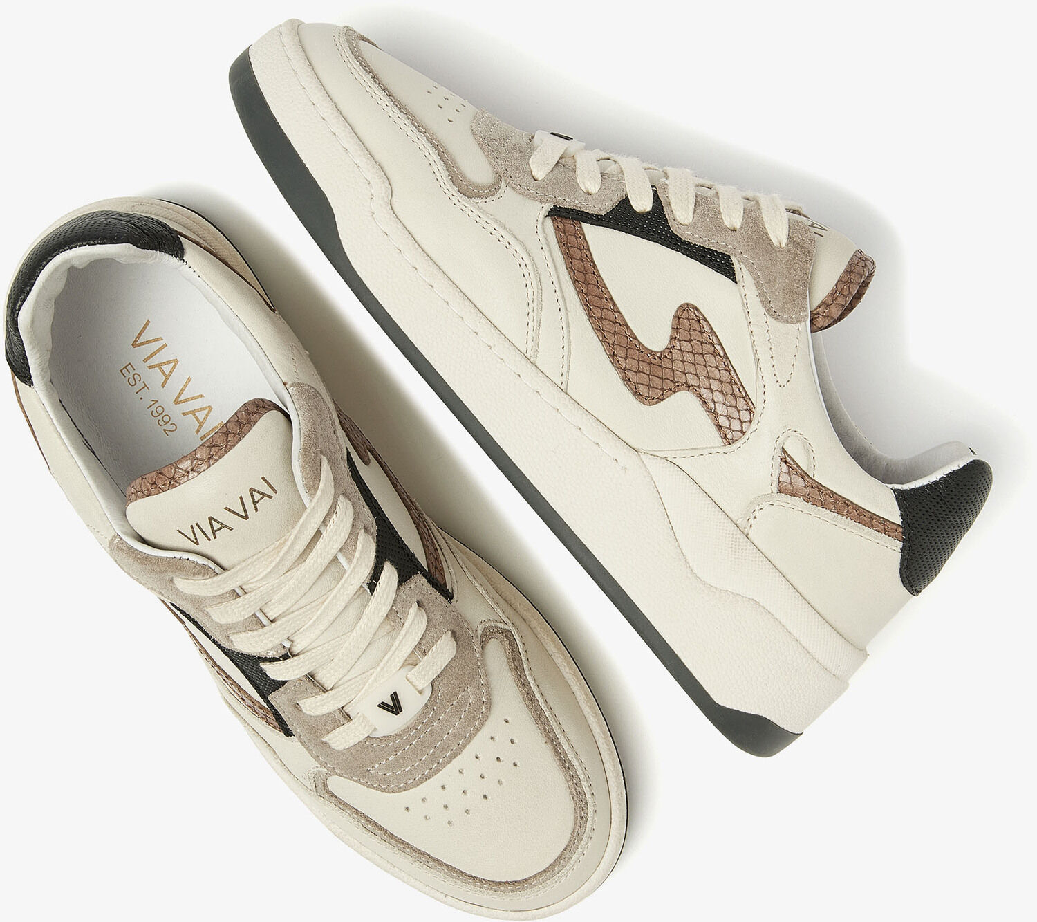 VIA VAI Baskets basses SAM LEVI en blanc - large