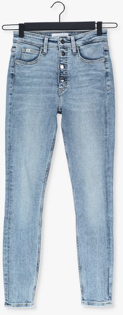 Blauwe CALVIN KLEIN Skinny jeans HIGH RISE SUPER SKINNY ANKLE - large