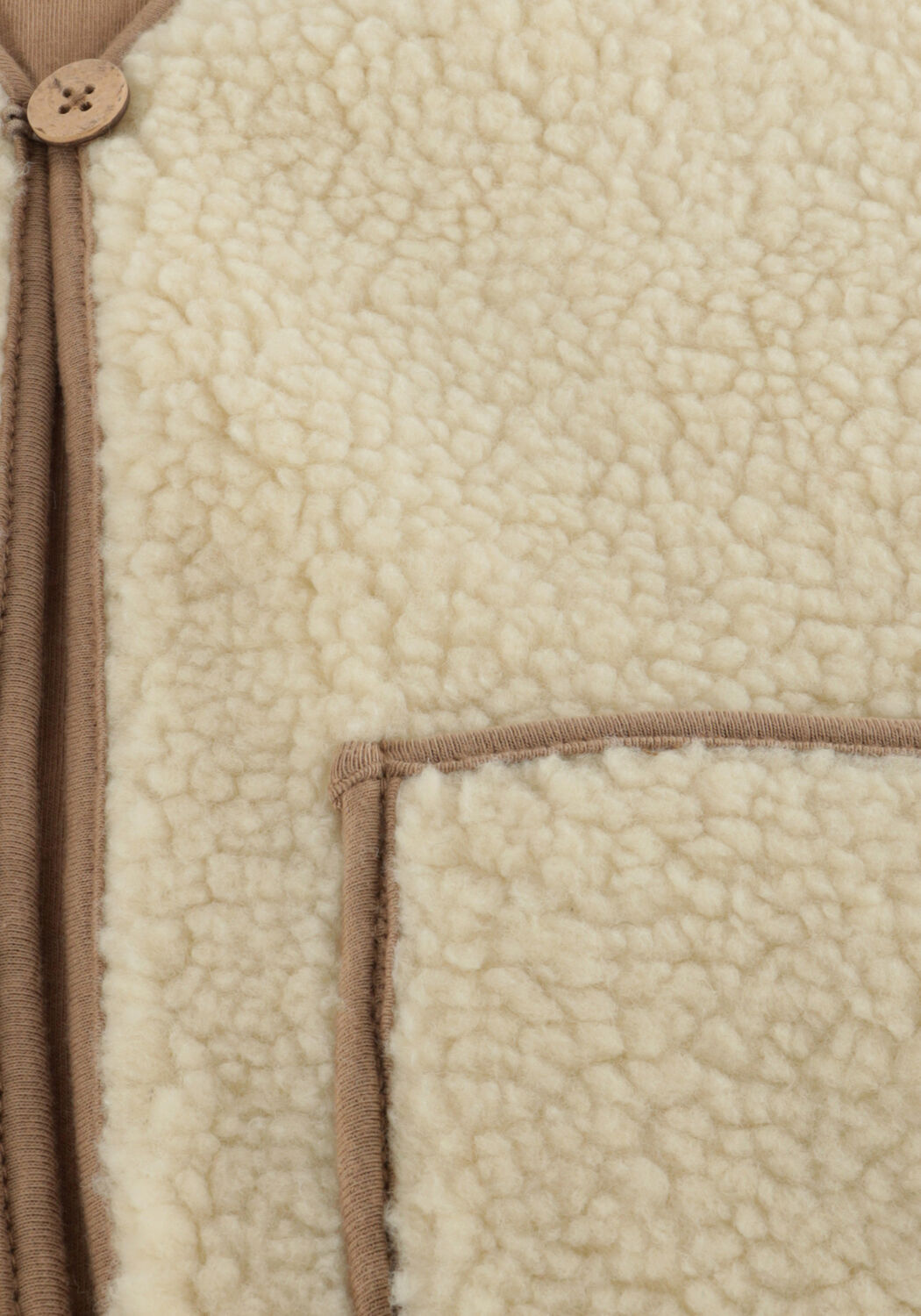 LIL' ATELIER NMMJONO RLX SHERPA VEST LIL Vestons &Eacute;cru - large