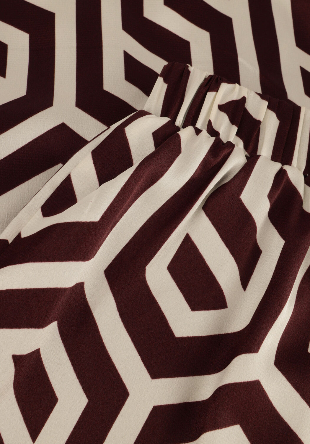 Bordeaux STUDIO AMAYA Wijde broek RYANNA - large