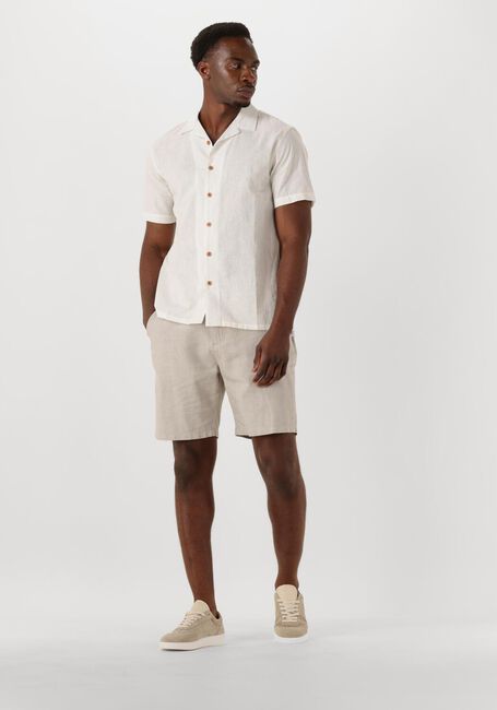 ANERKJENDT AKLEO SSS COT/LINEN SHIRT Chemises en blanc - large