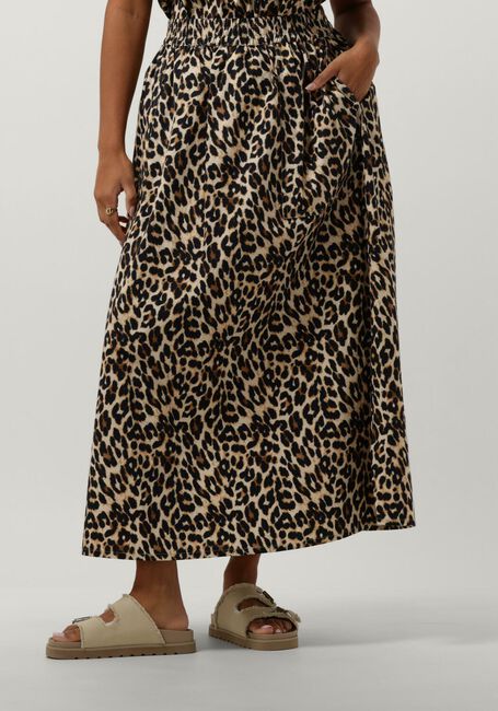 LOLLYS LAUNDRY Jupe midi AKANELL MAXI SKIRT en marron - large