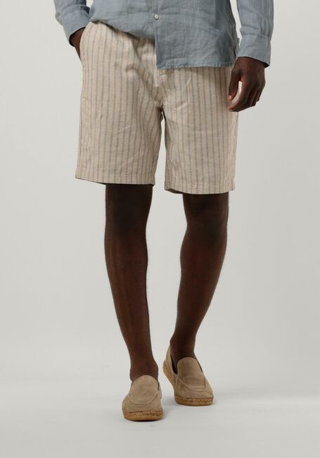 SCOTCH & SODA Pantalon courte FAVE - PRINTED COTTON/LINEN BERMUDA SHORT Sable - large