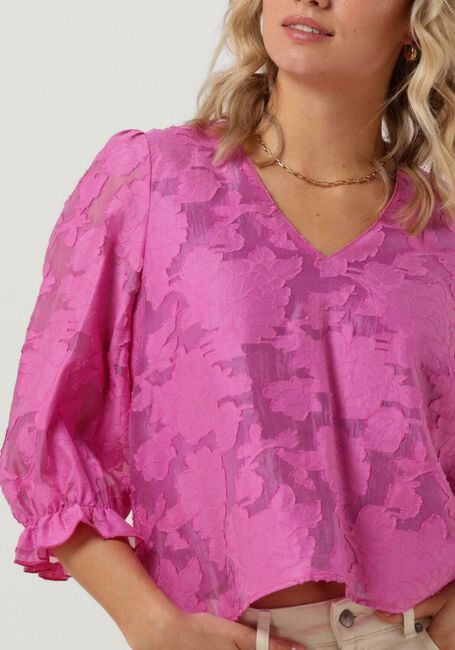 SELECTED FEMME Haut SLFCATHI-SADIE 3/4 TOP FF en rose - large