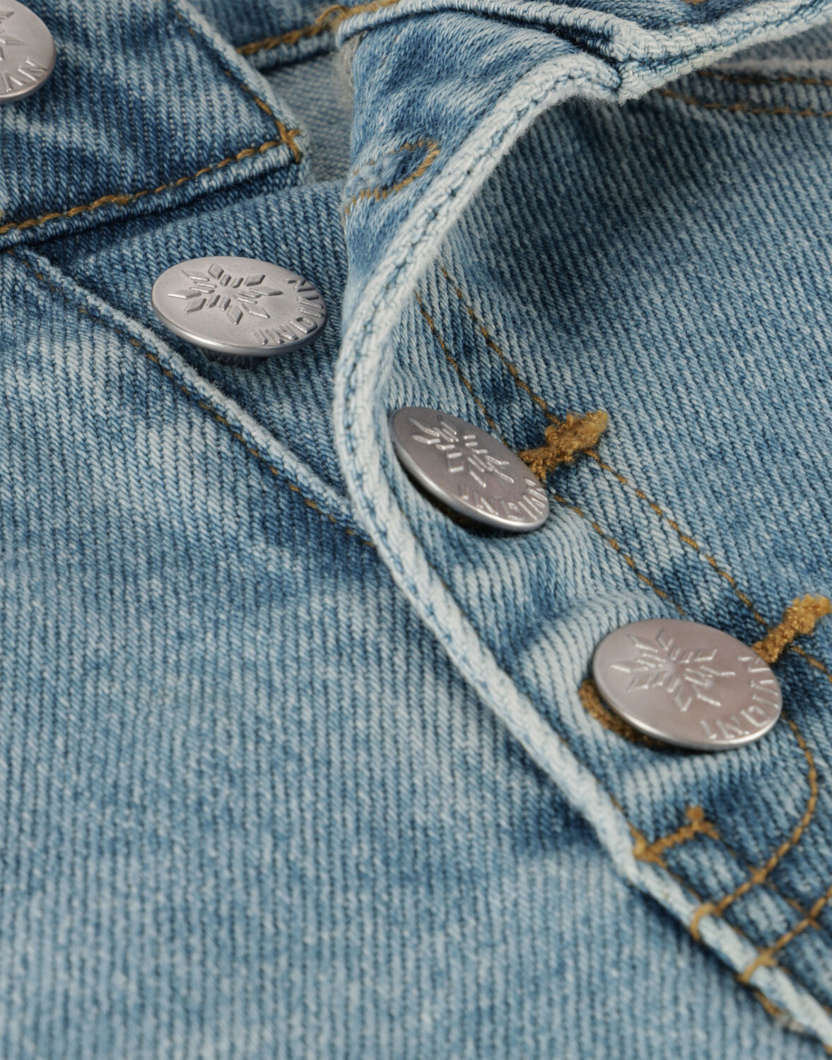 Blauwe INDIAN BLUE JEANS Jeans WIDE DENIM SHORT DAMAGED - large