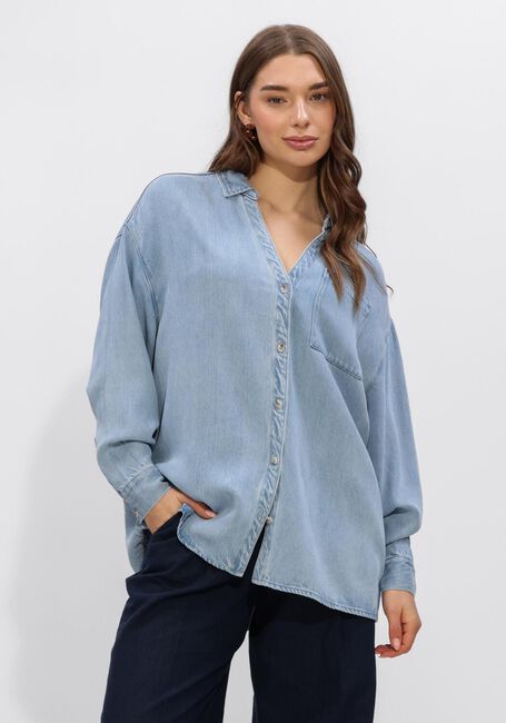 ANOTHER LABEL ALBOISY SHIRT L/S Hauts & T-shirts Bleu clair - large