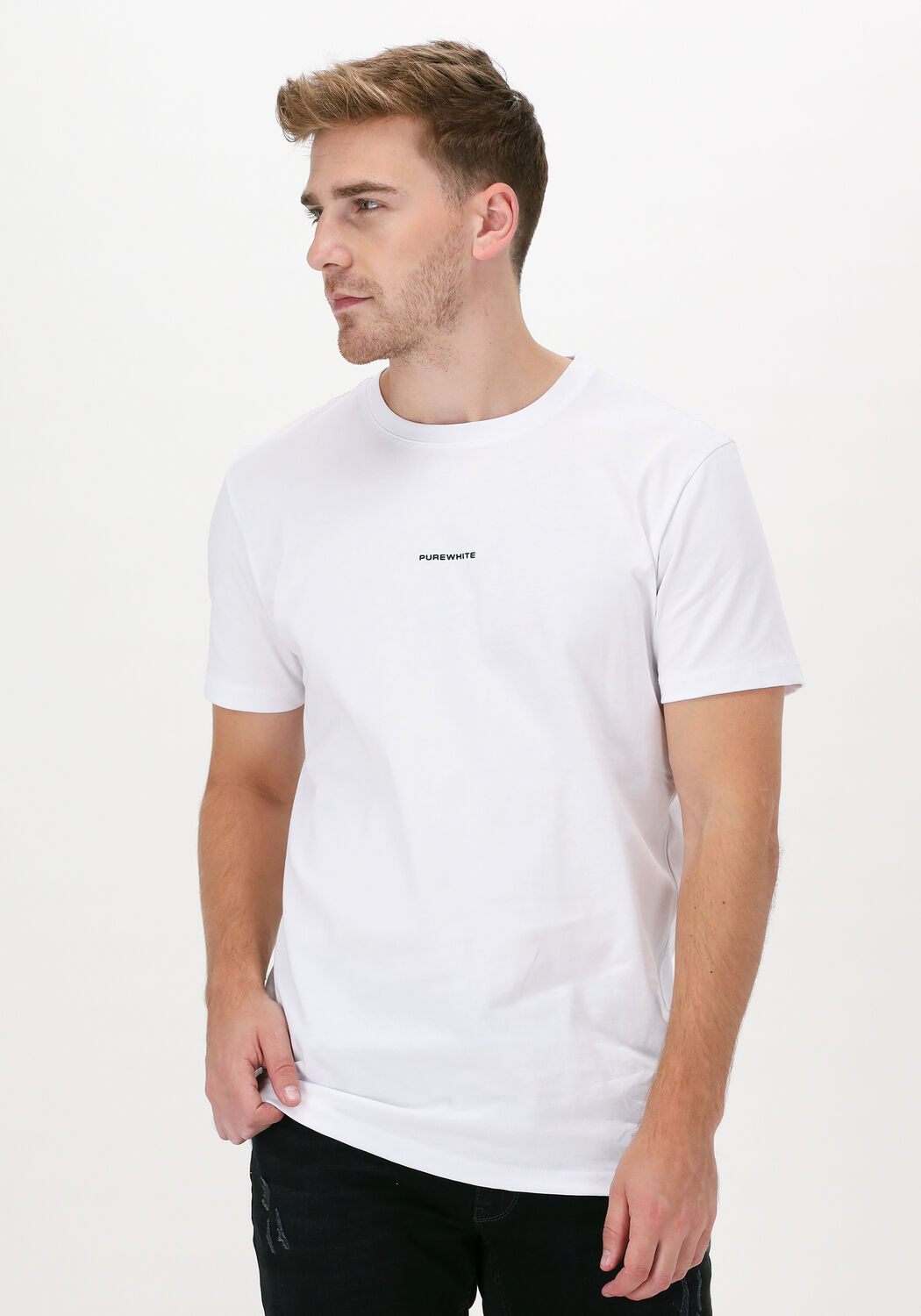 witte purewhite t shirt pure logo tee