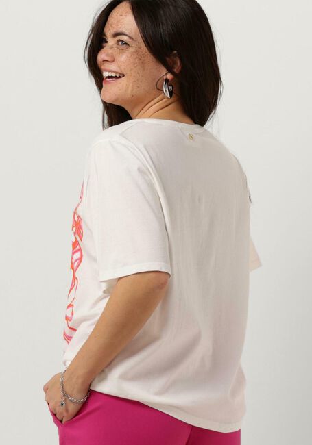 FABIENNE CHAPOT T-shirt FAY BLOOM PINK T-SHIRT Écru - large