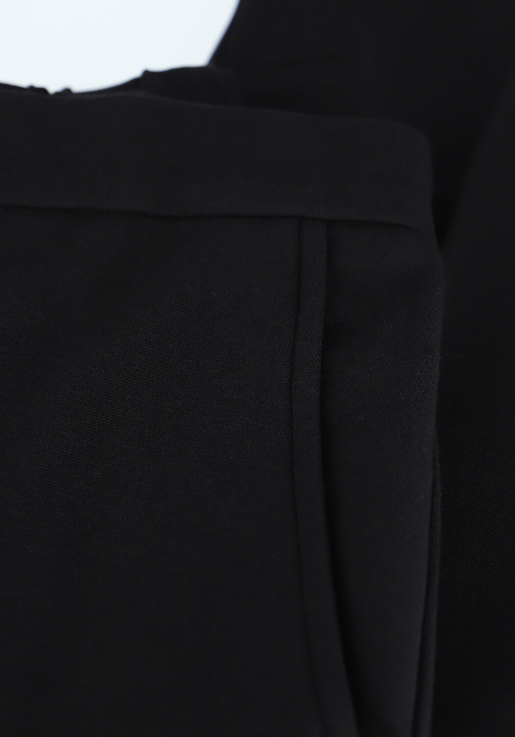 BY-BAR Pantalon &eacute;vas&eacute; LOWIE PANT en noir - large