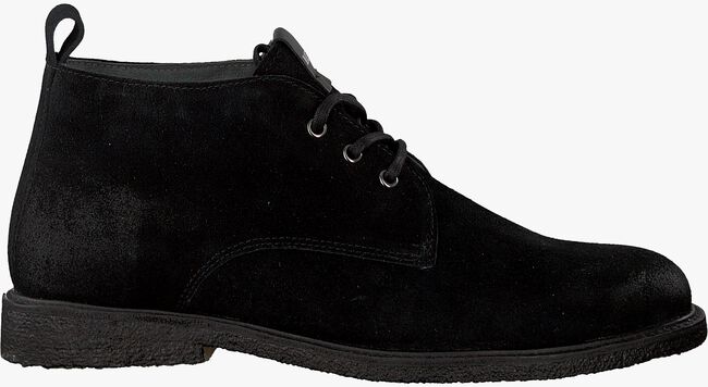 BLACKSTONE Chaussures à lacets QM82 en noir - large