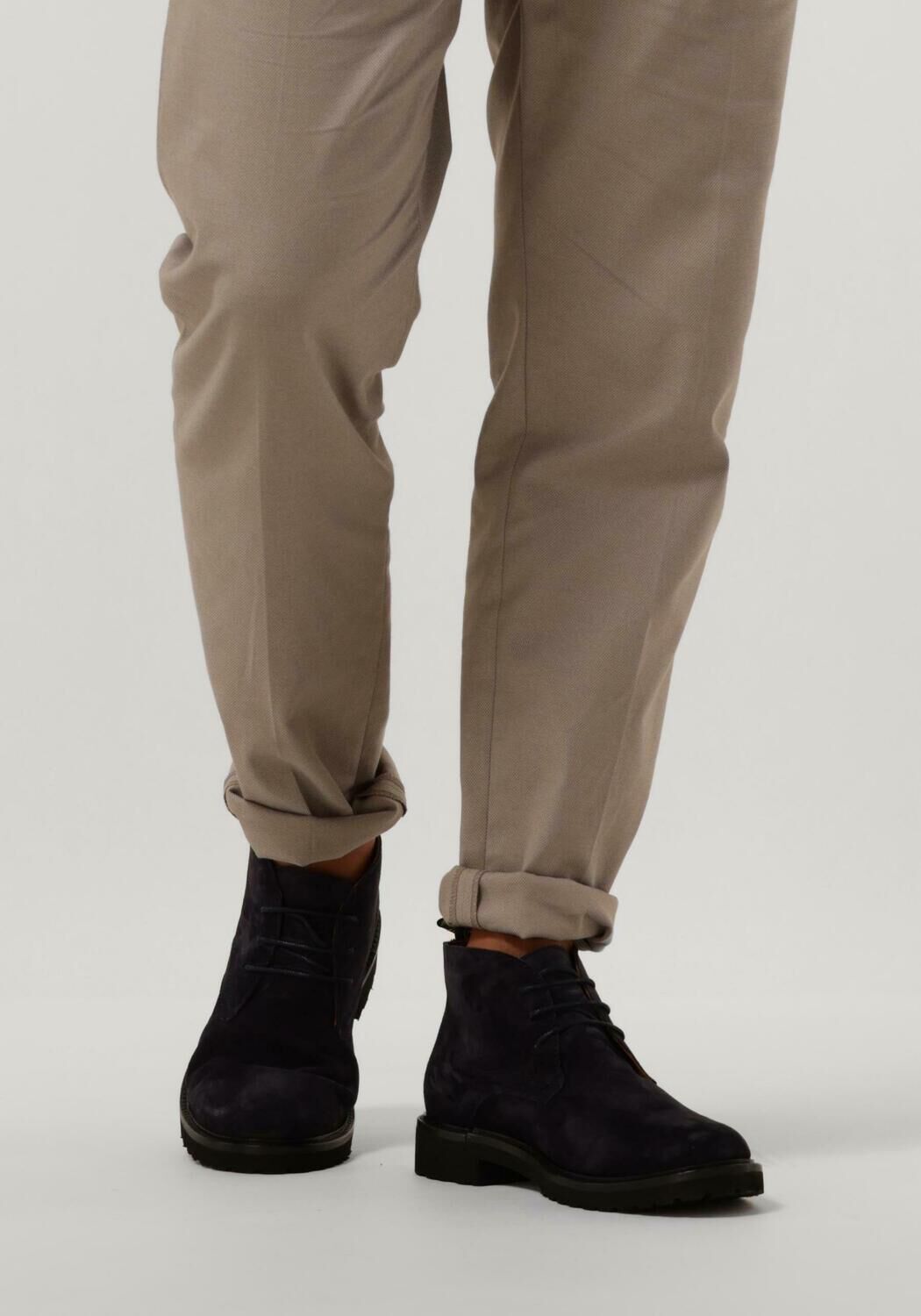 GREVE Bottines &agrave; lacets DEVENTER 5550 en bleu - large