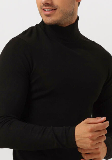PURE PATH Col roulé ESSENTIAL KNIT TURTLENECK SWEATER en noir - large
