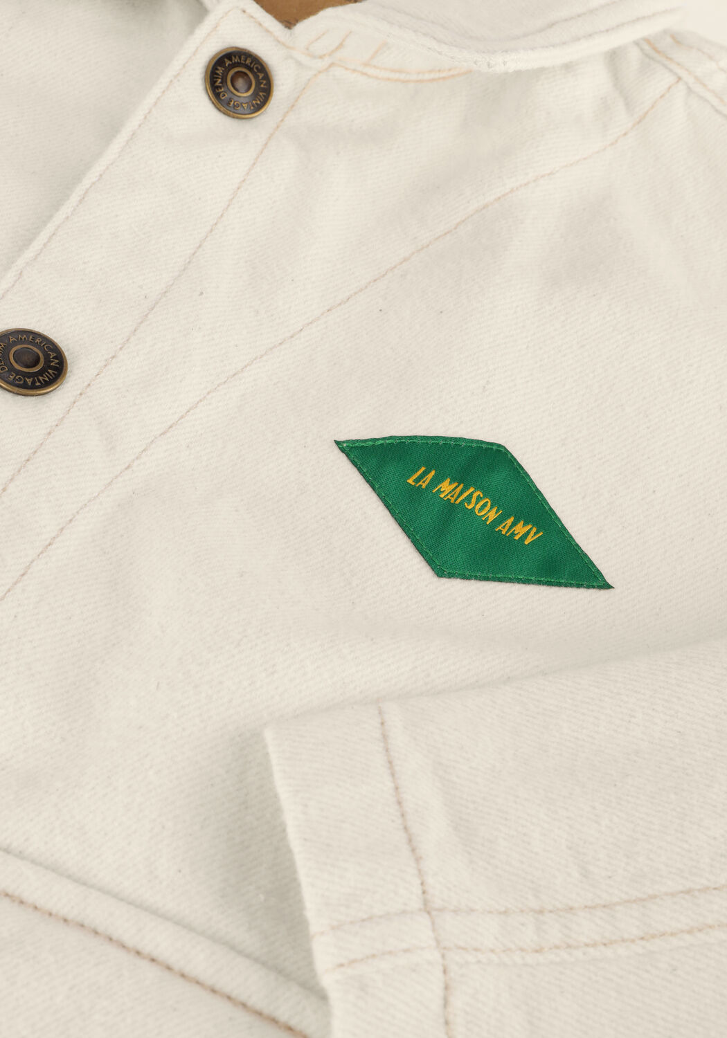 AMERICAN VINTAGE Veste en jean SPYWOOD &Eacute;cru - large