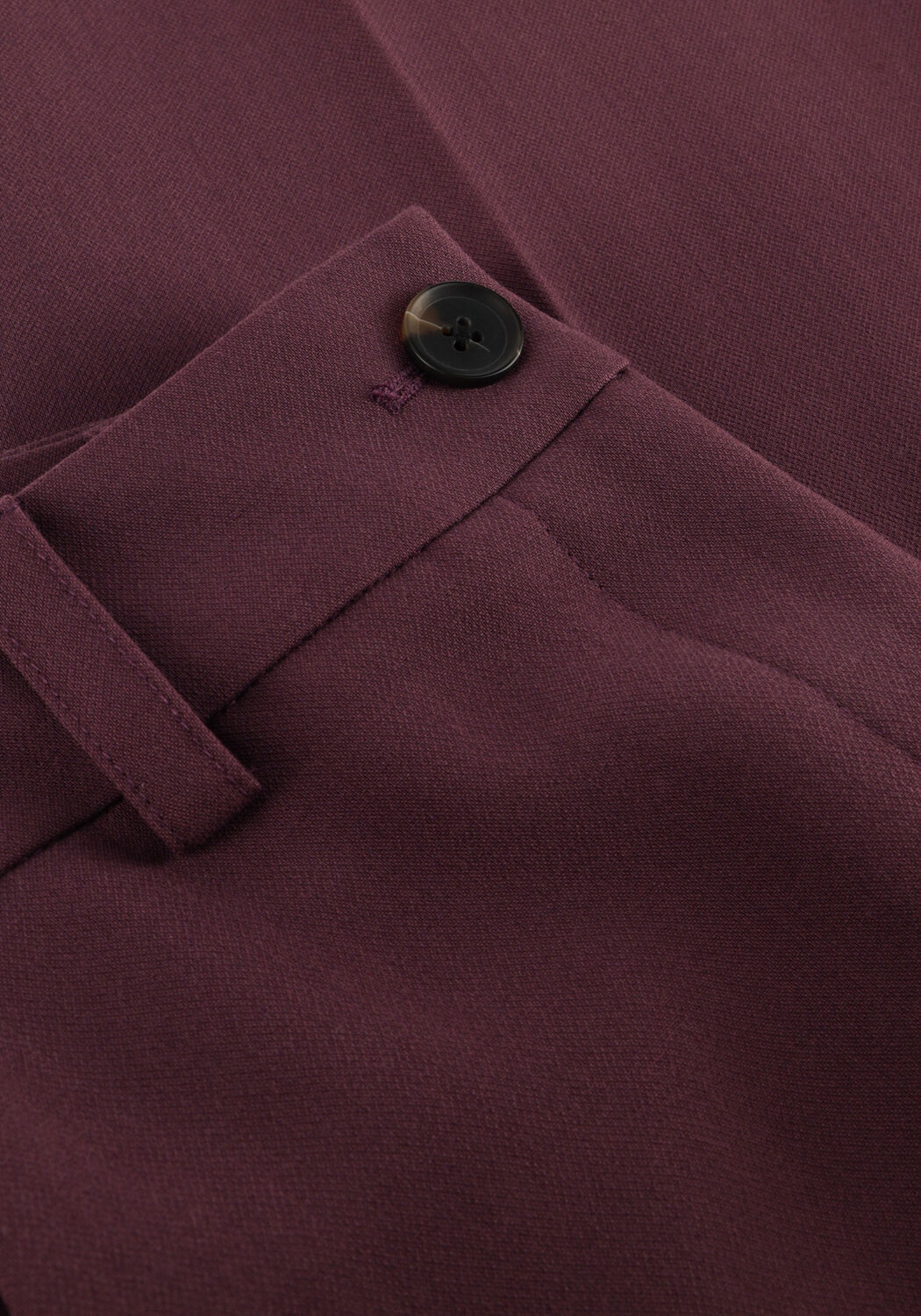 Bordeaux MODSTR&Ouml;M Wijde broek GALE PANTS - large