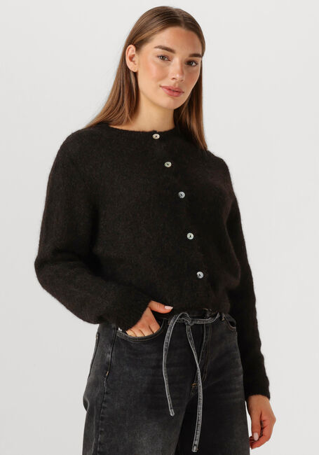 Zwarte BY-BAR Trui CLEO NATURAL CARDIGAN - large