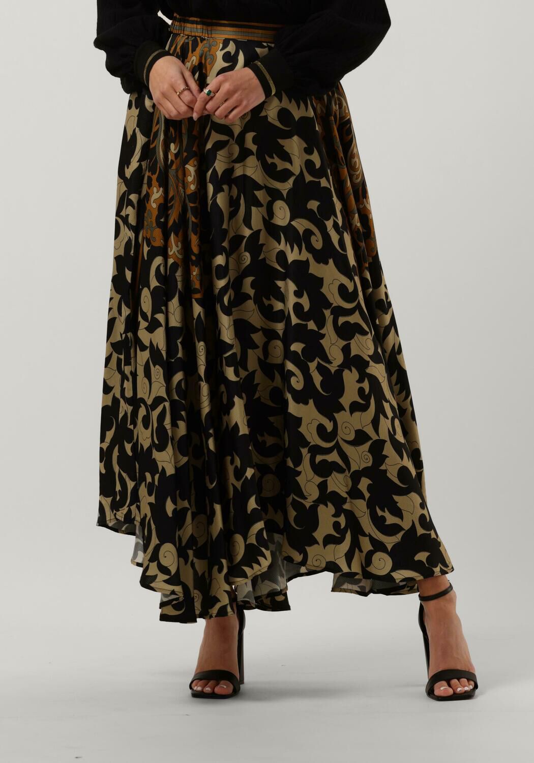 MES DEMOISELLES Jupe maxi SKIRT AINARA en beige Omoda