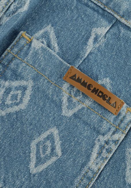 AMMEHOELA Wide jeans AM.PUCK.07 en bleu - large