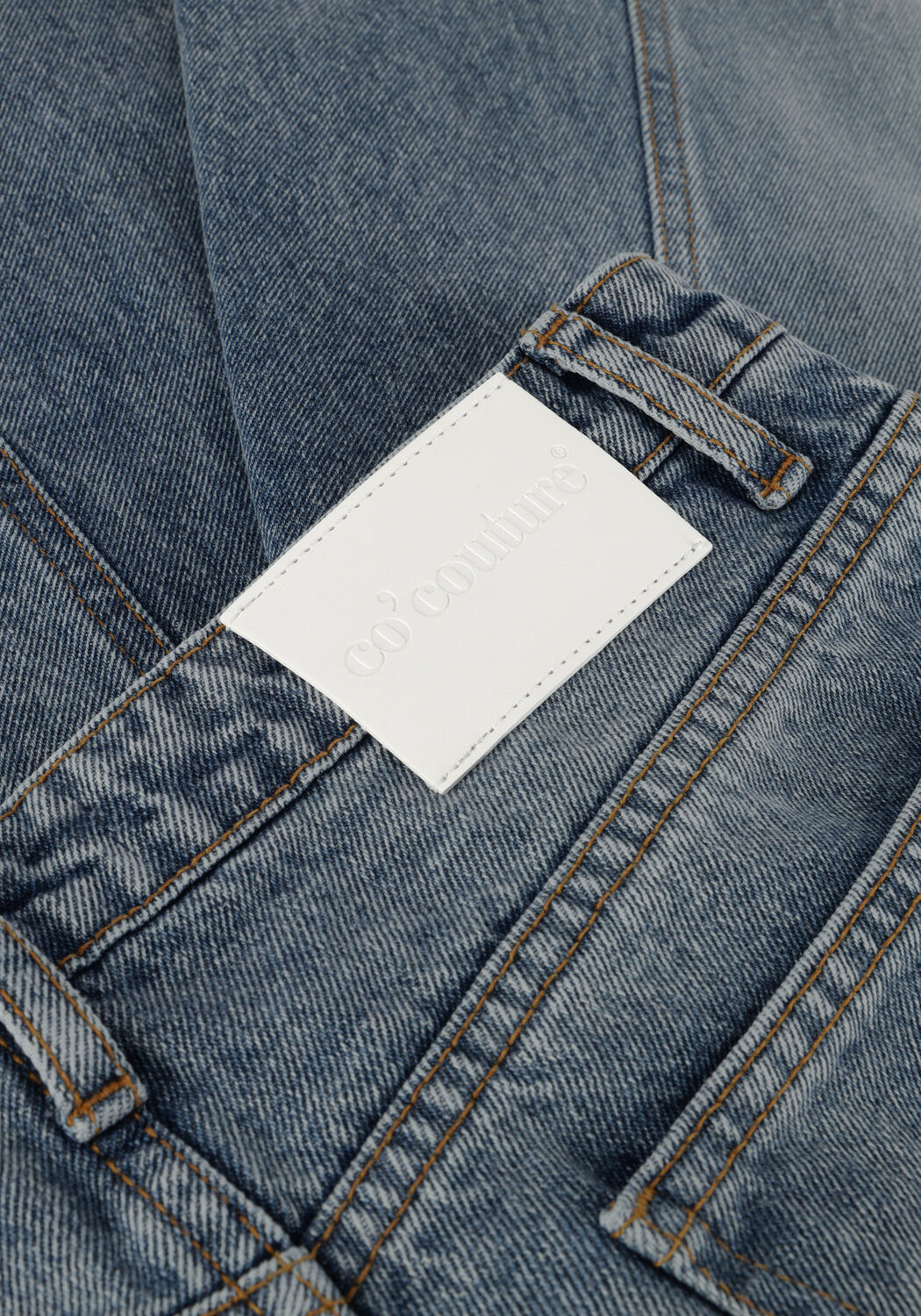 CO'COUTURE Wide jeans VIKA WIDE SEEM LONG JEANS Bleu fonc&eacute; - large