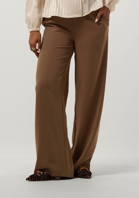 ANOTHER LABEL Pantalon large IZZY PANTS en marron - large