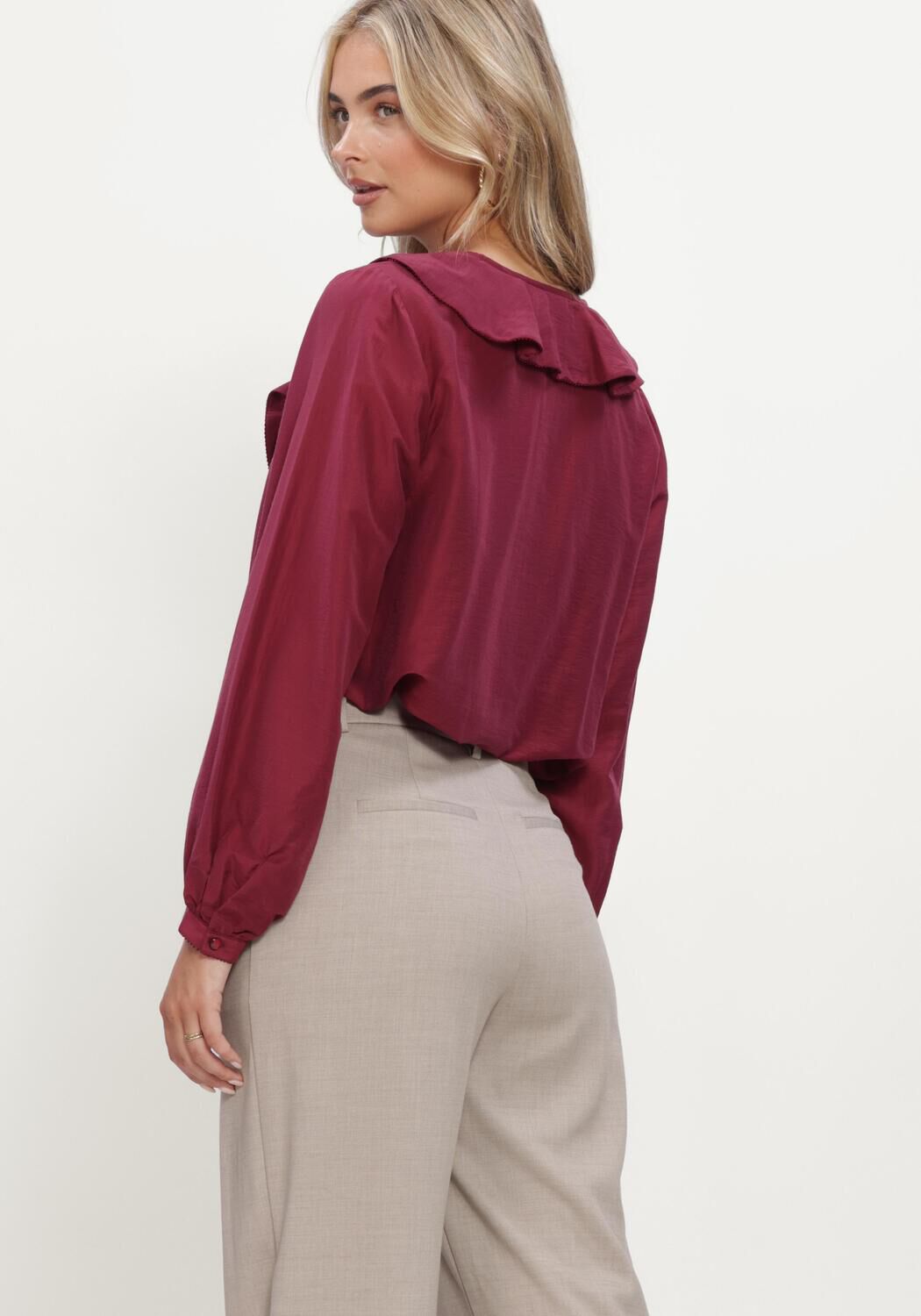 Bordeaux MSCH COPENHAGEN  MSCHISRA SHIRT - large
